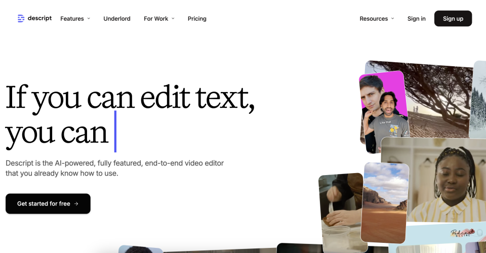 Descript - Thumbnail