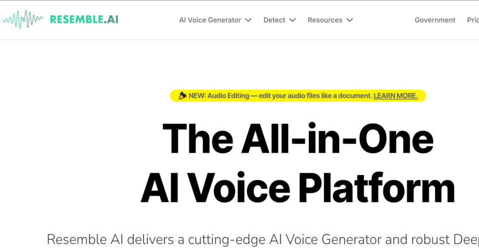 Resemble AI - Thumbnail