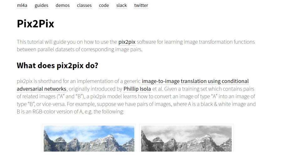Pix2Pix - Thumbnail