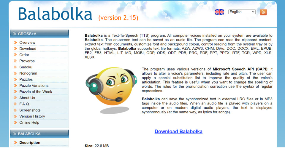 Balabolka - Thumbnail