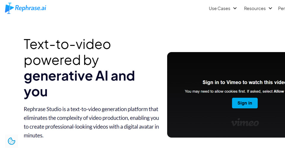 Rephrase.ai - Thumbnail