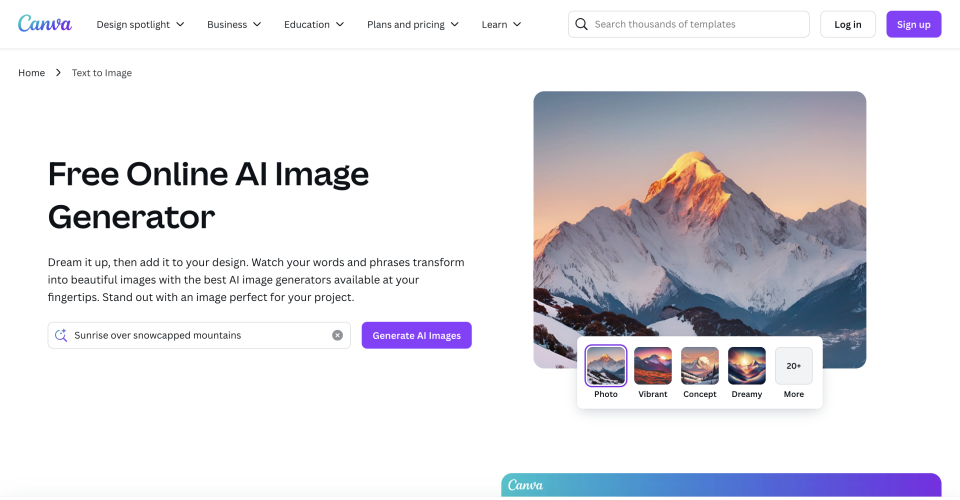 Canva AI - Thumbnail