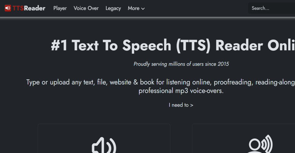 TTSReader - Thumbnail